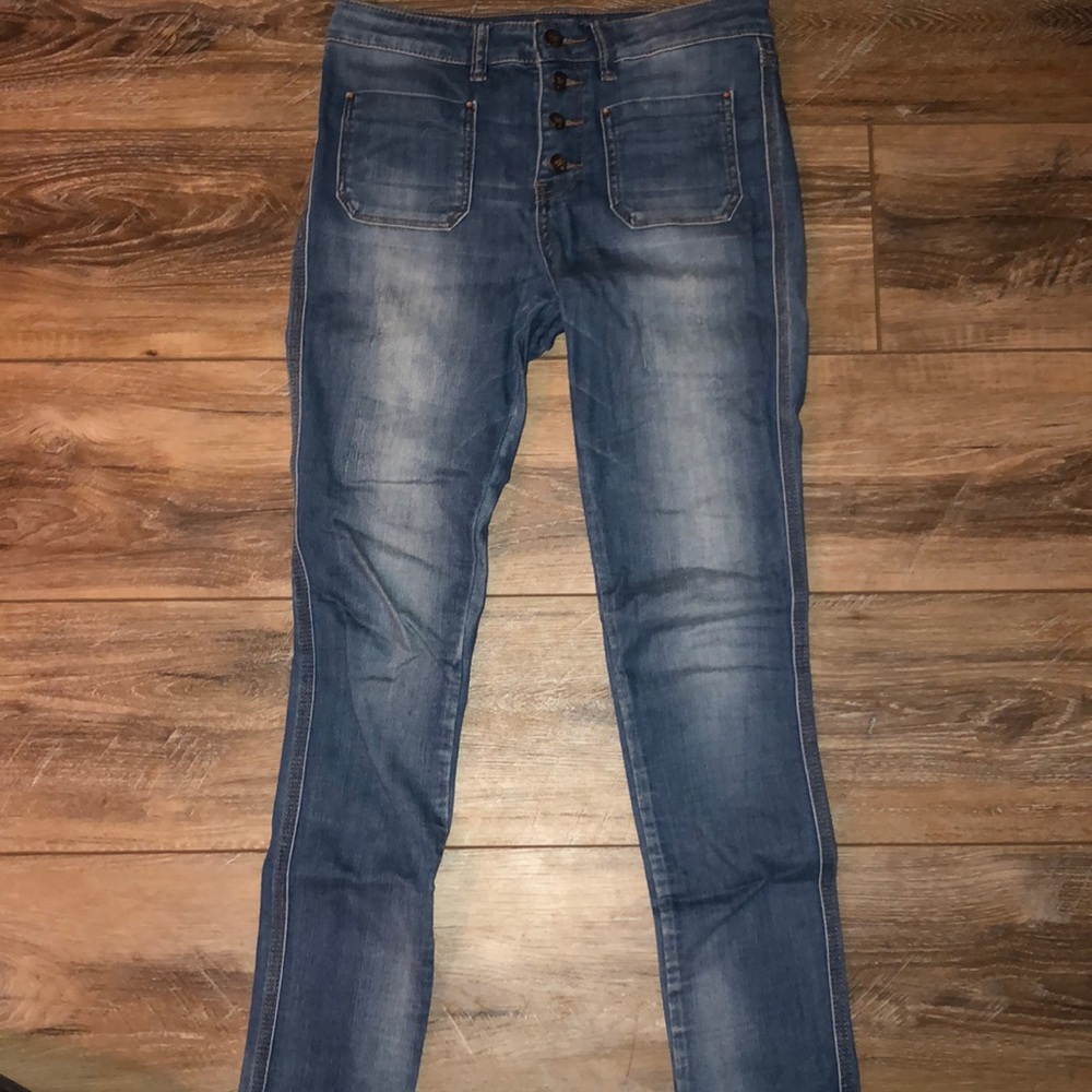 kids blue rein denim medium wash jeans